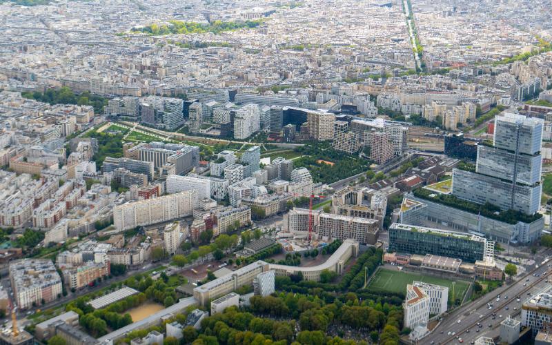 Quartier Clichy-Batignolles, architecture moderne Paris, écoquartier, développement durable, innovation urbaine